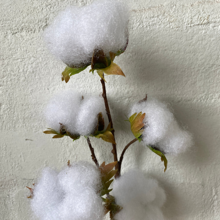Artificial Cotton Flower Stem