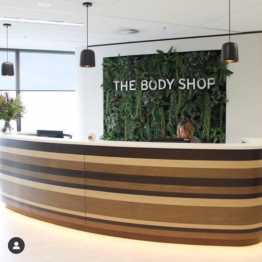 Green Wall - The Body Shop