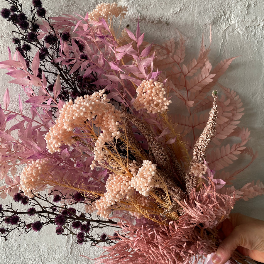 Pink Hues Posy (Dried/ Preserved/ Artificial)