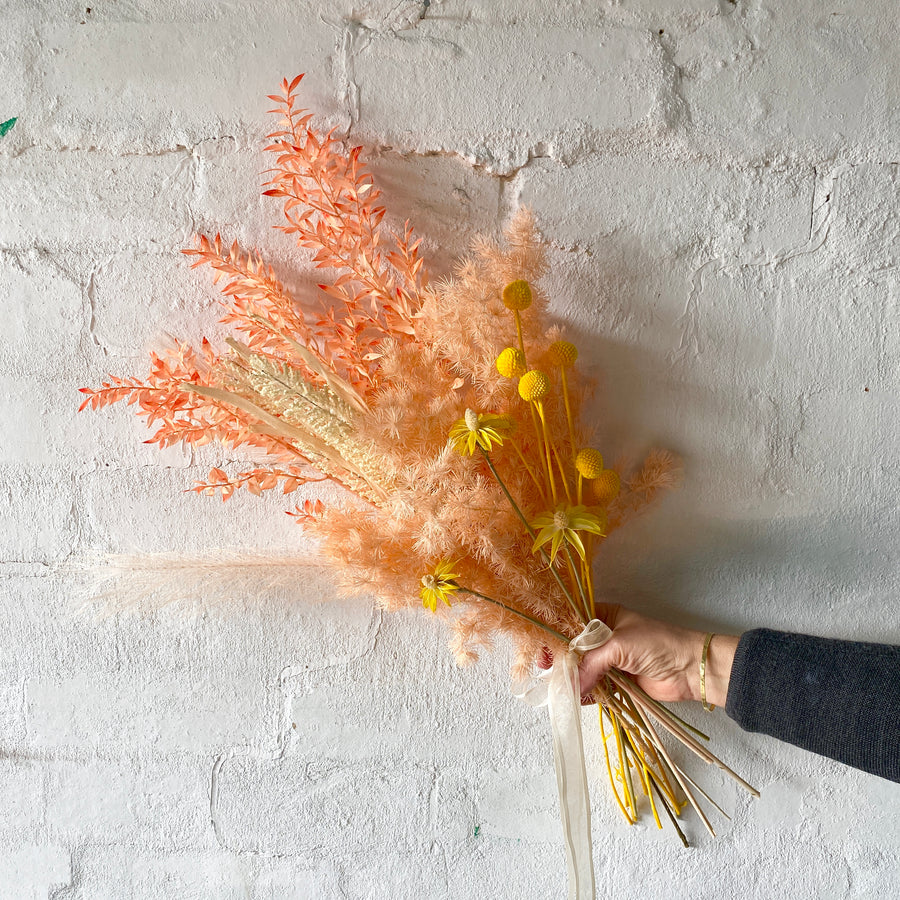 Apricot Hues Posy (Dried/ Preserved/ Artificial)